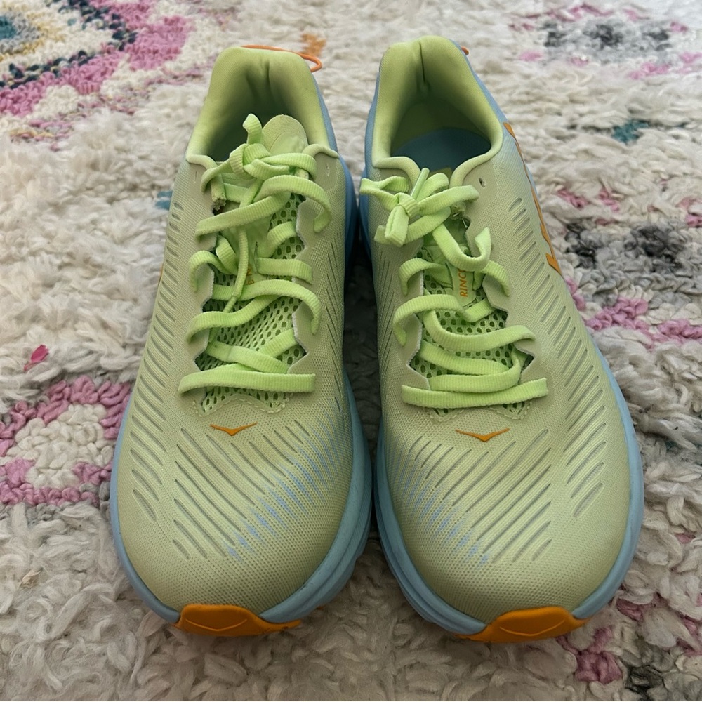 Hoka Women's Rincon 3 Blue and Green Color - Picture 10 of 12